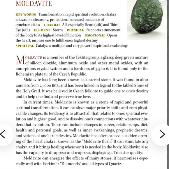 Raw Moldavite & Silver Ring #5.5 - Picture 10 of 16